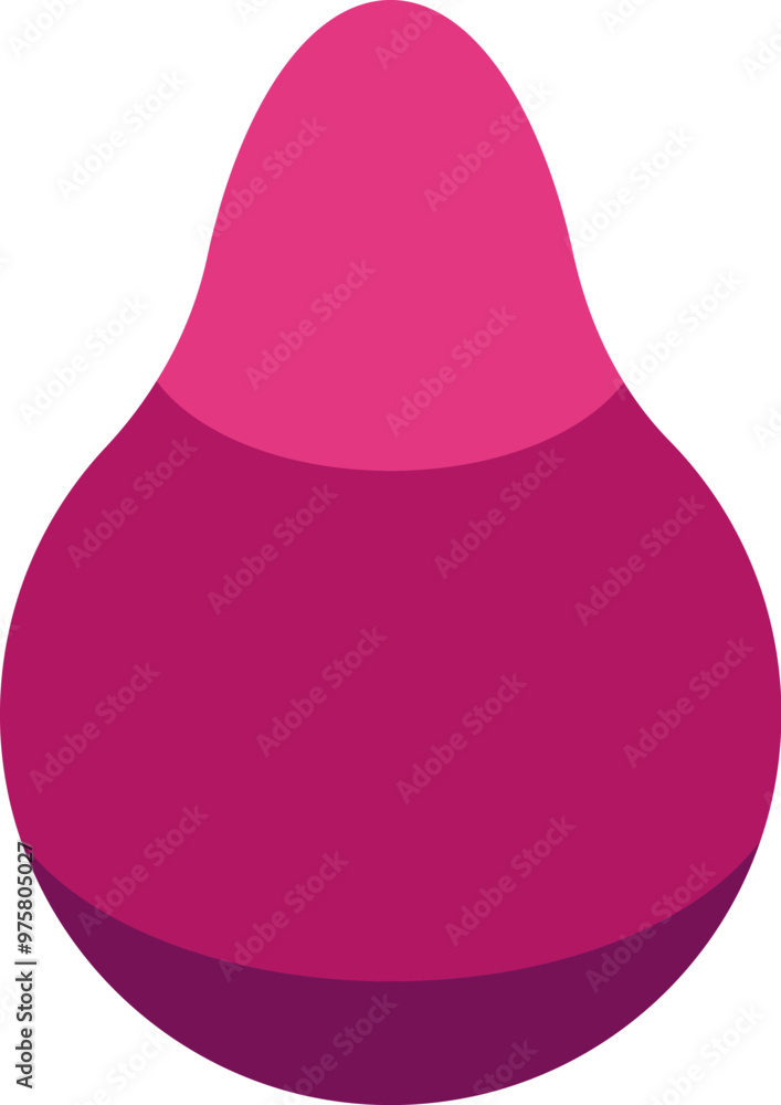 Poster simple design of a pink gradient abstract blob shape element