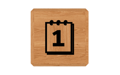 wooden alphabet blocks calendar number