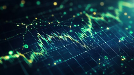 Obraz premium Abstract Data Visualization