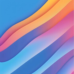 Obraz premium Abstract Gradient Wavy Background