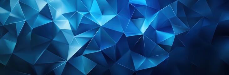 Obraz premium Abstract Blue Geometric Pattern