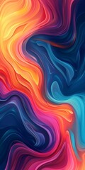 Fototapeta premium Abstract Swirls Background Digital Art