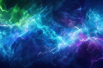 A colorful background with a blue and purple swirl