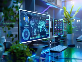 AI enhanced Virtual Workspace with Smart Analytics Tracking Productivity and Suggesting Improvements