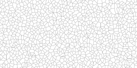 White abstract broken glass geometric retro tiles seamless patter crystalize isolated decorative quartz vintage background.