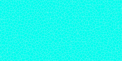 Light blue abstract voronoi diagram retro tiles pattern broken glass  geometric shapes crystalize quartz seamless pattern vintage vector background.