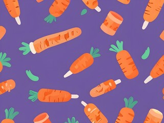 Carrot Pattern Background