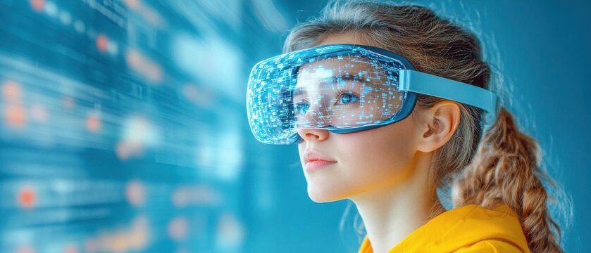 A virtual event platform using augmented reality to foster attendee engagement, overlaying digital networking features and interactive elements onto the real-world environment