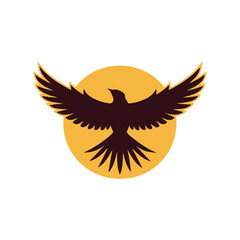 Vector illustration in simple hand drawn and linocut style - natural print, poster or logo design template - spring illustration - birds
Keywords: