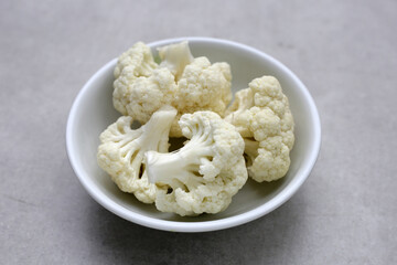 Cauliflowe, vegetable excellent source of fiber