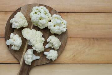 Cauliflowe, vegetable excellent source of fiber