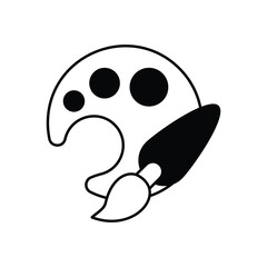 Paint  vector icon