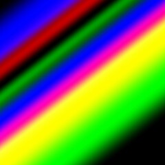 Colorful rainbow art