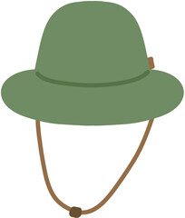 녹색 등산 모자