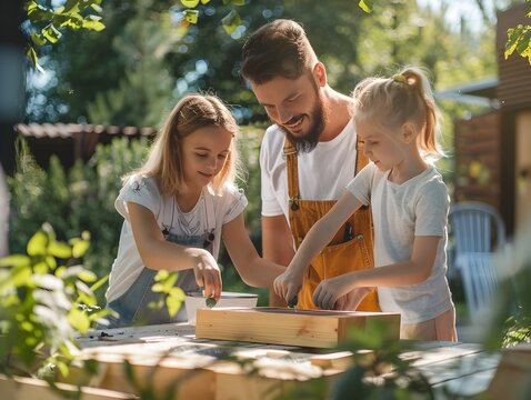 Family Building DIY Solar Oven to Teach Kids About Renewable Energy and Sustainable Practices