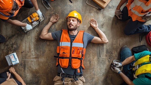 training for workplace safety focusing on emergency response to accidents and proper first aid protocol to handle injuries