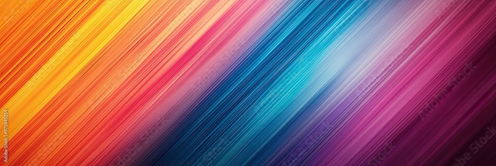 Poster vibrant color streaks create an abstract background for artistic design or creative projects