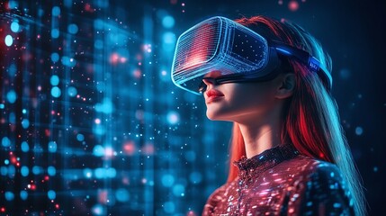 business growth in digital transformation era futuristic strategies for progress automation evolution technological innovation virtual economy analytics industry trends future planning