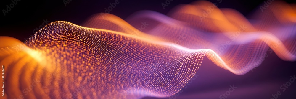 Aufkleber Exploring the Interference Patterns of Light Waves in Vibrant Colors and Dynamic Shapes