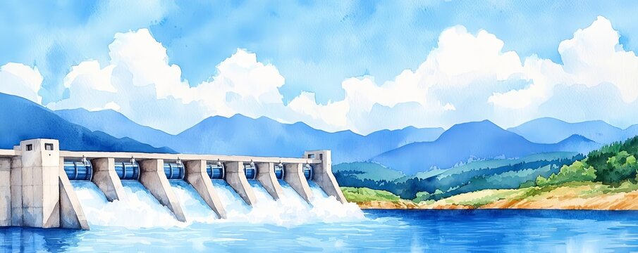 Field engineer at a hydroelectric dam