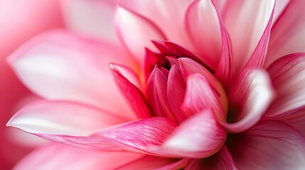  A close-up of a pink flower with a white center The flower's center is a combination of pink and white