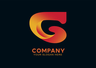 Obraz premium Elegant gold color logo design for company