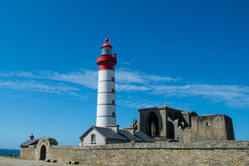 Saint Mathieu Lighthouse, Finistere, Brittany, France