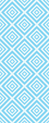 A repeating pattern of light blue diamonds on a white background, suitable for graphic design and decoration.