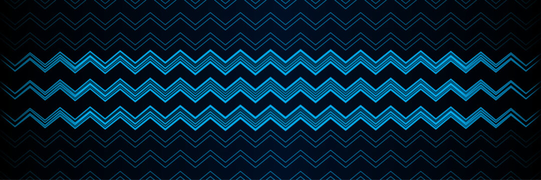 zig-zag illustration. Zigzag chevron blue pattern background for decorative design isolated on white. Seamless geometric vector shape for : wallpaper, backdrop, fashion, print, textile ornament, ect