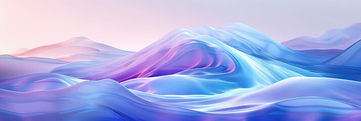 Chronic Pain Relief: A gentle color palette of blues and purples, with abstract shapes resembling flowing water, conveying a sense of calm and relaxation for those dealing with chronic pain.