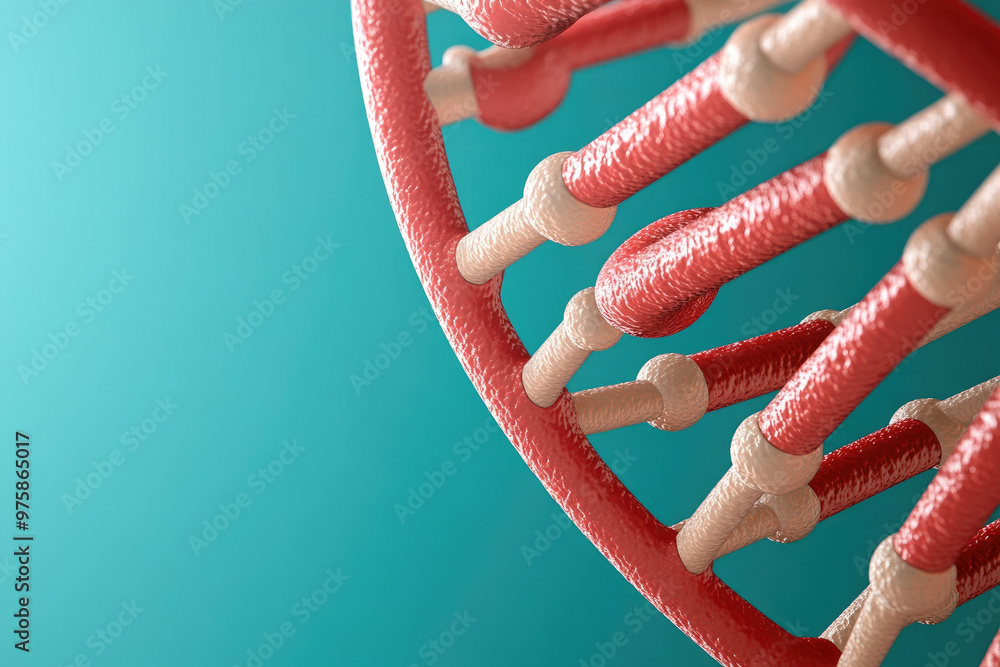 Poster explore intricate motion graphics showcasing dna cells and atomic structures, perfect for scientific