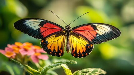 Fototapeta premium A butterfly with detailed wings 