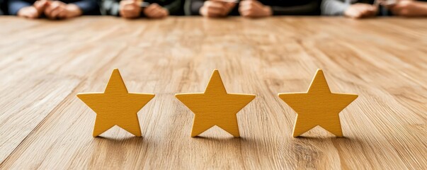 A business team analyzing customer review graphs and satisfaction scores in a meeting, illustrating the data driven approach to understanding feedback