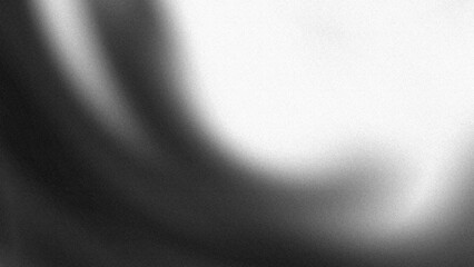 an abstract black and white design with smooth, flowing gradients. The soft transitions between light and dark create a mysterious, atmospheric, and minimalist effect.