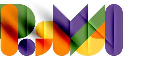 Round shapes, circles and lines minimal geometric background. Vector Illustration For Wallpaper, Banner, Background, Card, Book Illustration, landing page