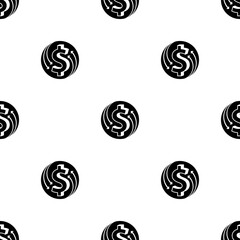 Money Back Dollar Icon Seamless Pattern M_2408002