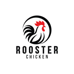 rooster logo design template