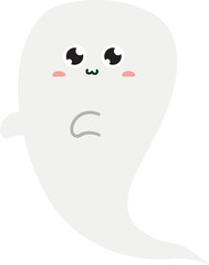 cute ghost character halloween