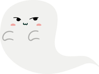 cute ghost character halloween