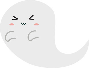 cute ghost character halloween