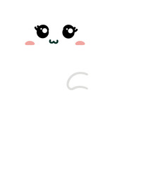 cute ghost character halloween
