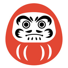 達磨のイラスト