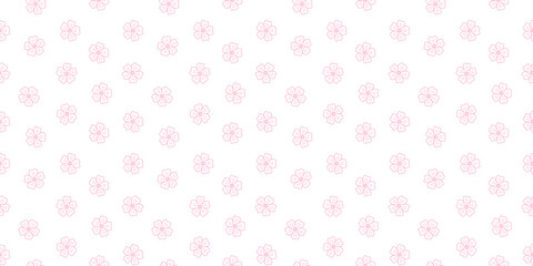 Flower pattern background. cherry blossom pattern background. Flower Doodle pattern. Flower seamless pattern background. Floral pattern seamless. 