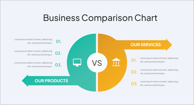 Editable Comparison Infographic