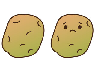 緑のじゃがいも