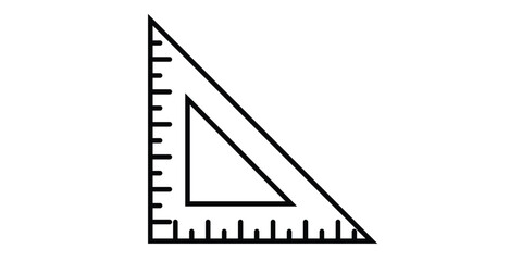 Set Square Vector Icon Design Illustration