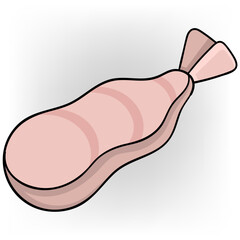 fried flour filled with large shrimp