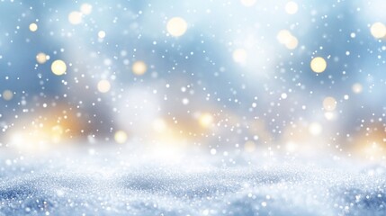 Fototapeta premium White Snow Blur Abstract Background Bokeh Christmas