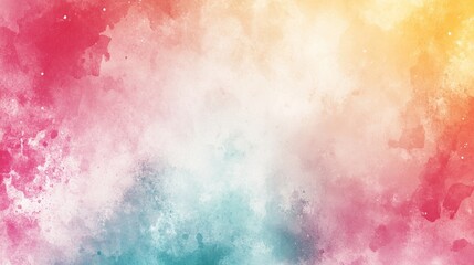 Vibrant Watercolor Abstract Background