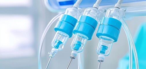 Closeup of clinical instruments used for swallowing procedure while patient is under anesthesia, Clinical, Swallowing Anesthesia